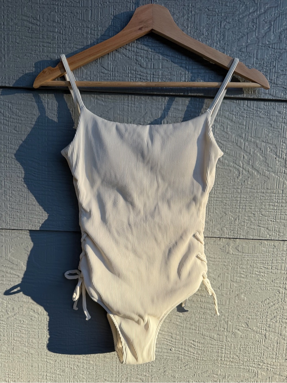 Aerie Ribbed Scoop One Piece Swimsuit